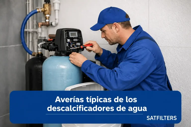 Averías típicas de los descalcificadores de agua