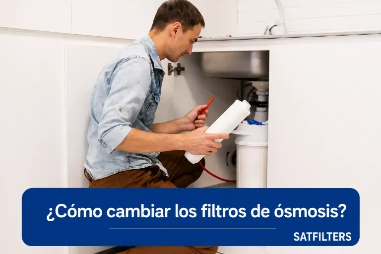 como cambiar los filtros de osmosis