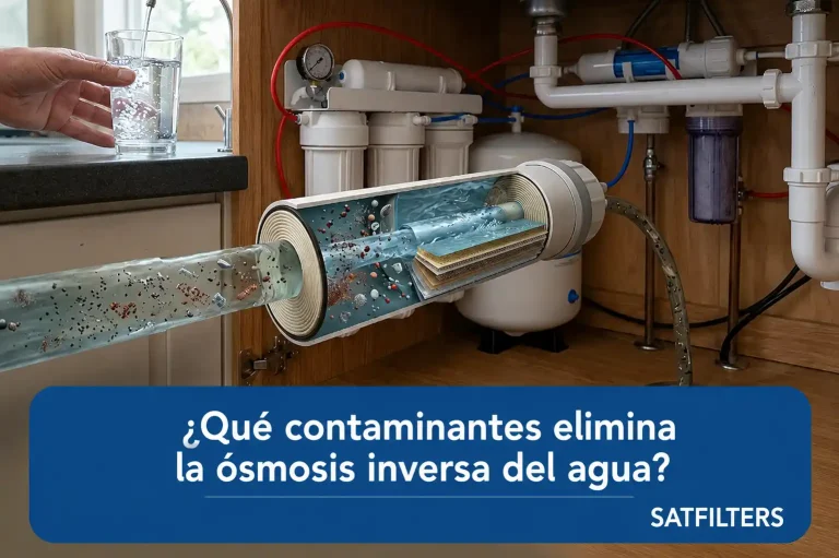 contaminantes elimina osmosis inversa del agua
