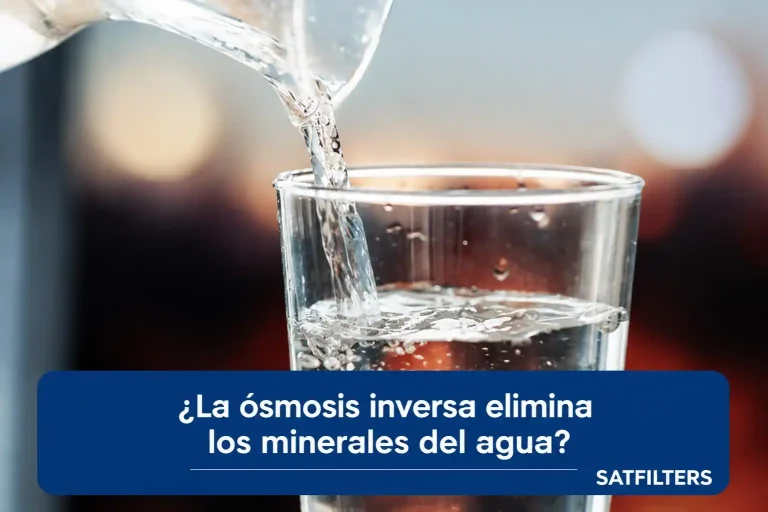 la osmosis elimina los minerales del agua