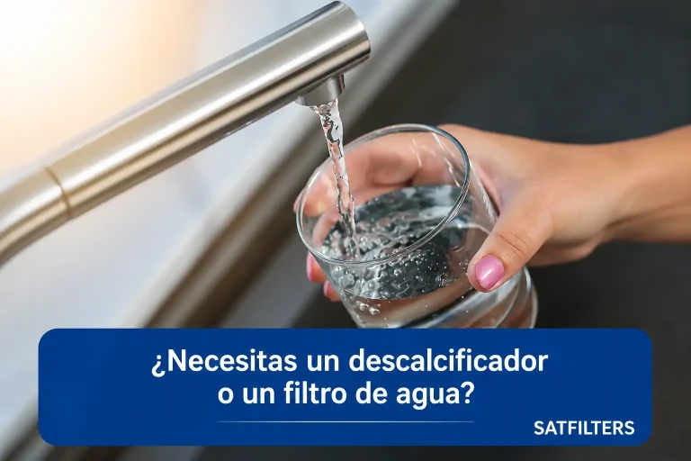 necesitas un descalcificador o un filtro de agua