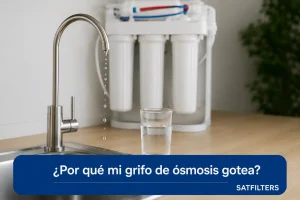 por que mi grifo de osmosis gotea