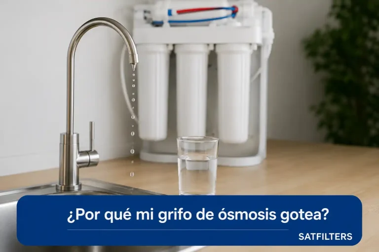 por que mi grifo de osmosis gotea